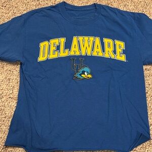 Fanatics Rolled Hem Blue Crew Neck T-Shirt